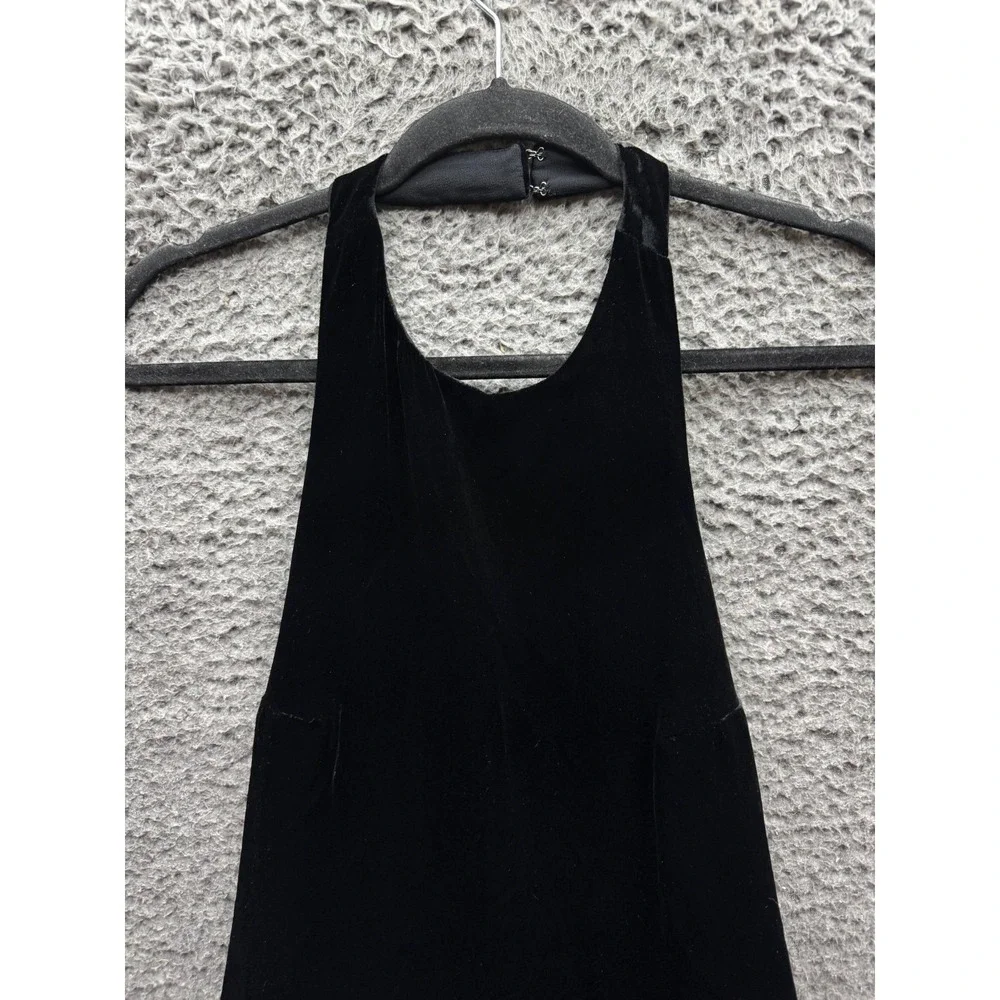 Reformation Black Velvet Mini Dress - Picture 3 of 9